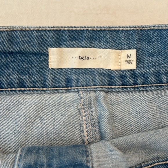 EUC! Francesca’s tgla Denim Button-Front Skirt, sz M - Picture 5 of 8